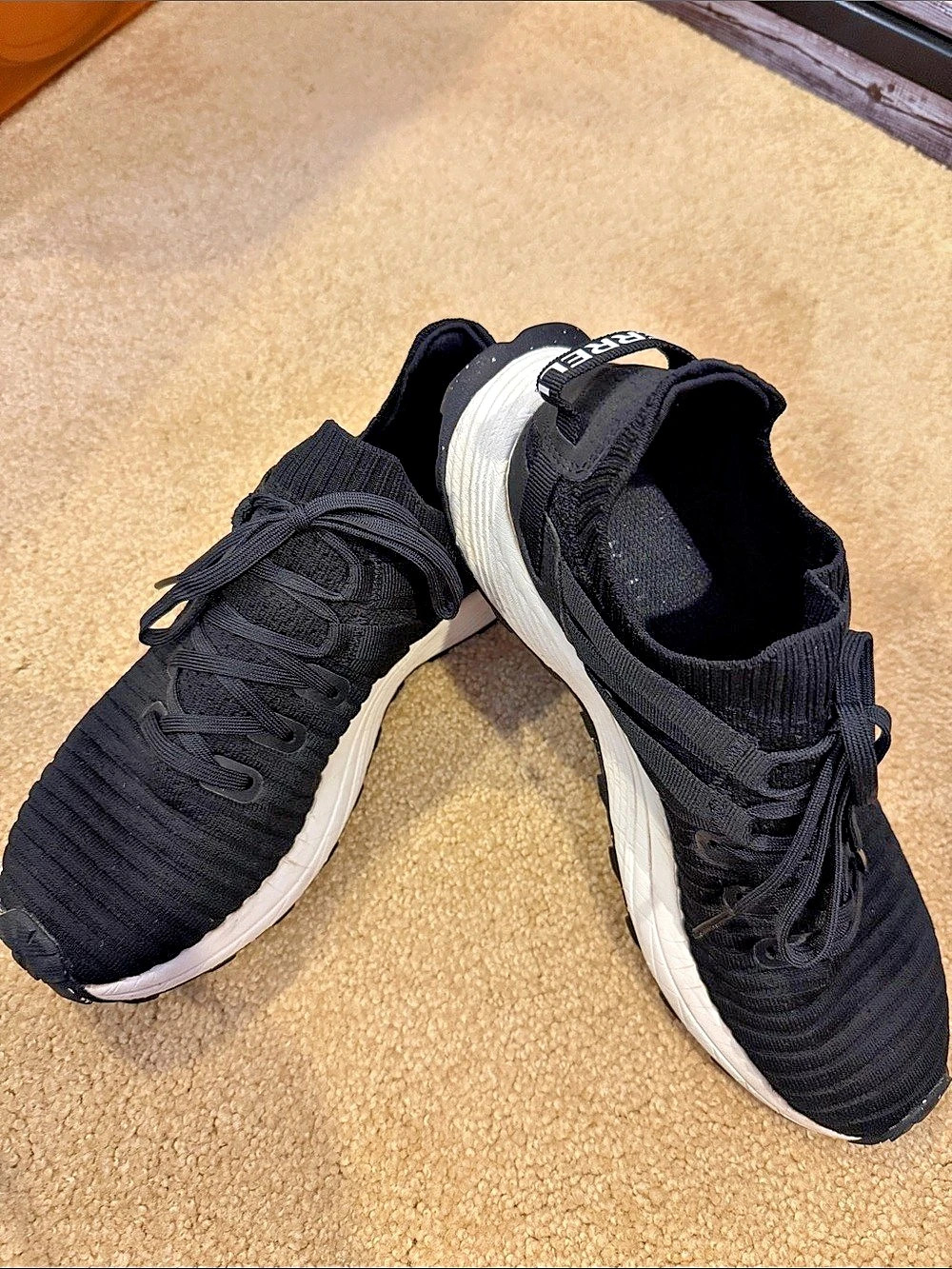 Merrell ProMorph Black & White Athletic Shoes